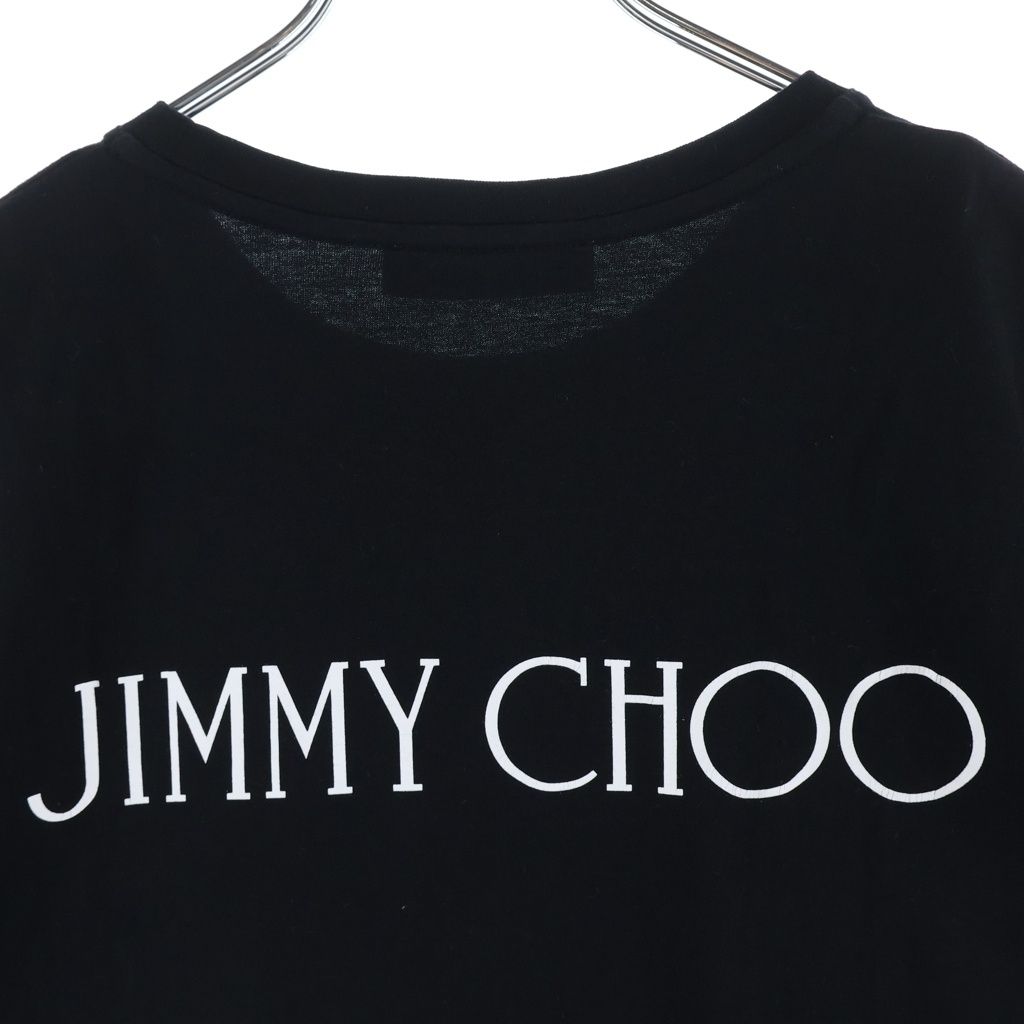 JIMMY CHOO (ジミーチュウ) ロゴプリント コットン 半袖 Tシャツ
