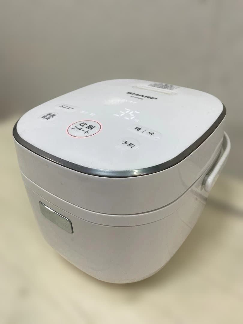 SHARP KS-CF05B 2022年製 3合炊き ジャー炊飯器 ホワイト 一人暮らし