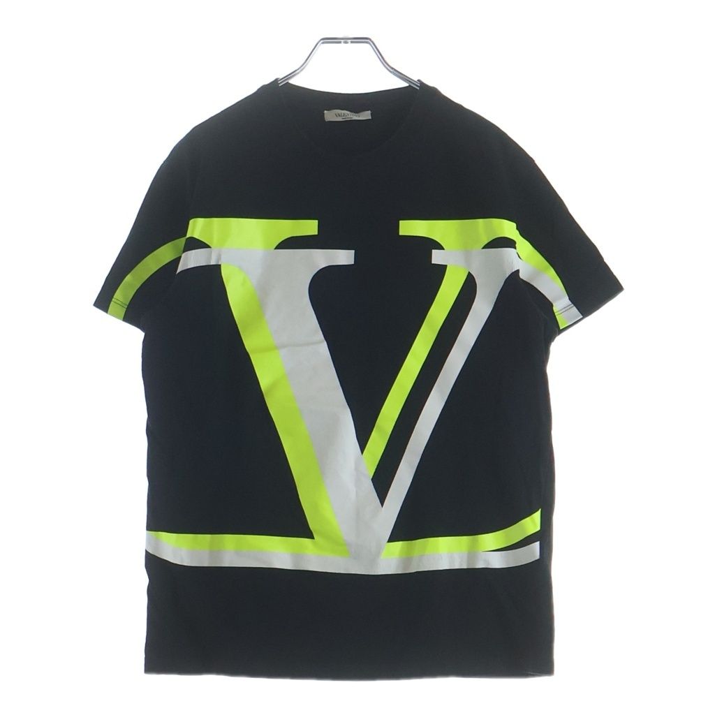 FENDI (フェンディ) ロゴプリント クルーネック半袖Tシャツカットソー