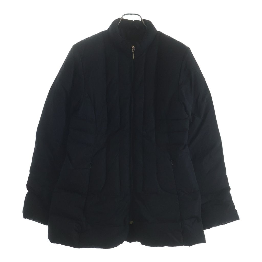 MONCLER (モンクレール) ジップアップ ミドル ナイロン ダウンコート ジャケット レディース ブラック 220-093-45344-00