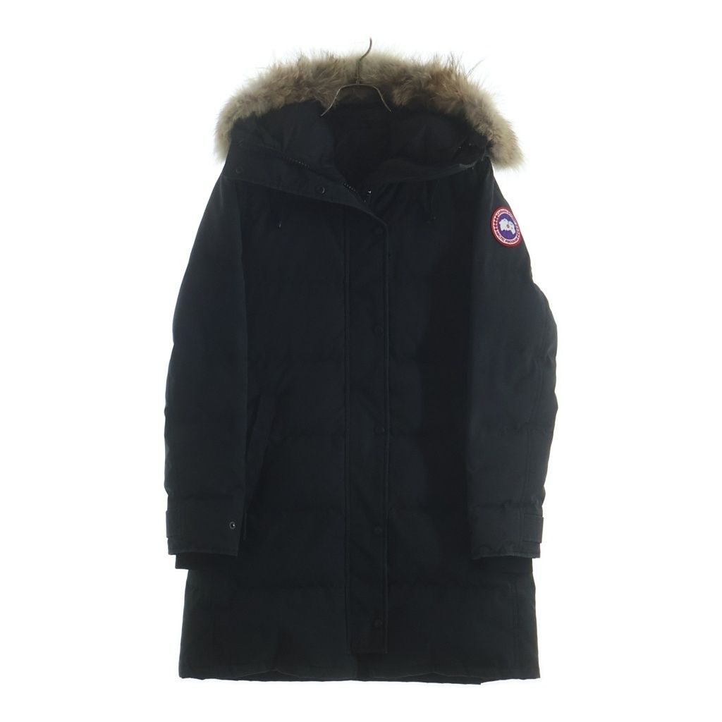 CANADA GOOSE (カナダグース) SHELBURNE PARKA シェルバーンパーカ ファーフーデッド ダウンコート ジャケット レディース ブラック 3802LA 23,793円
