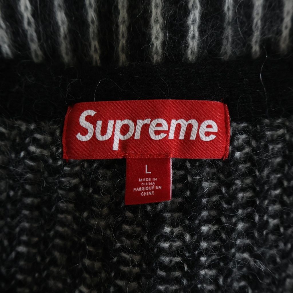 SUPREME (シュプリーム) 25SS 2-Tone Mohair Cardigan ツートーン