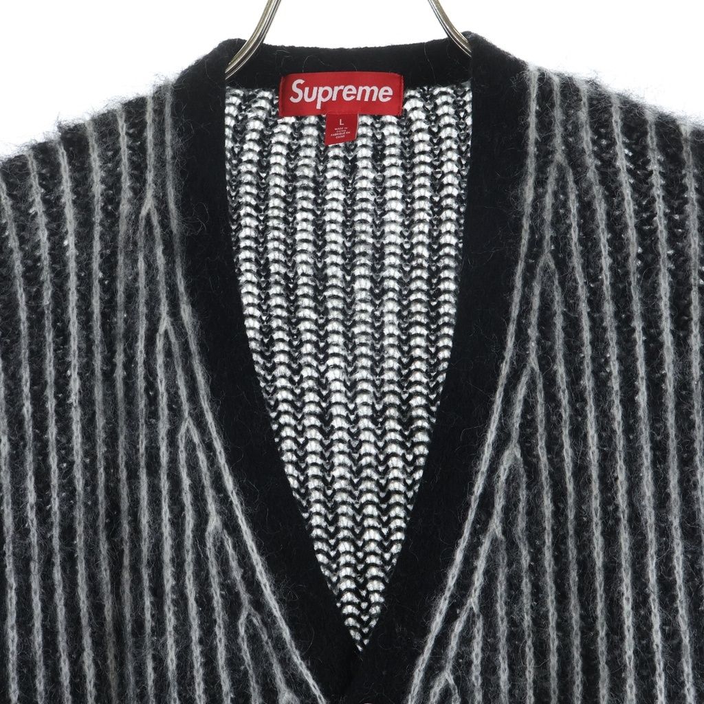 SUPREME シュプリーム モヘア カーディガン SUPREME (シュプリーム) 25SS 2-Tone Mohair Cardigan ツートーン