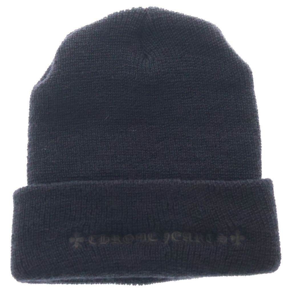 CHROME HEARTS (クロムハーツ) WOOL WATCH CAP CHプラス刺繍ウール