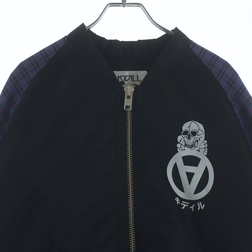 KIDILL (キディル) 19SS PATCH MA-1 ダブルチェック バックデザイン