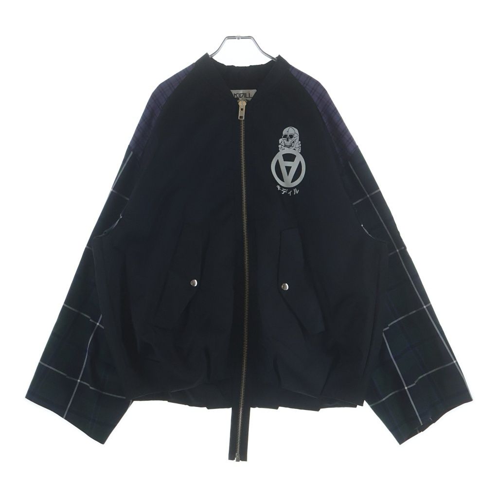 KIDILL (キディル) 19SS PATCH MA-1 ダブルチェック バックデザイン