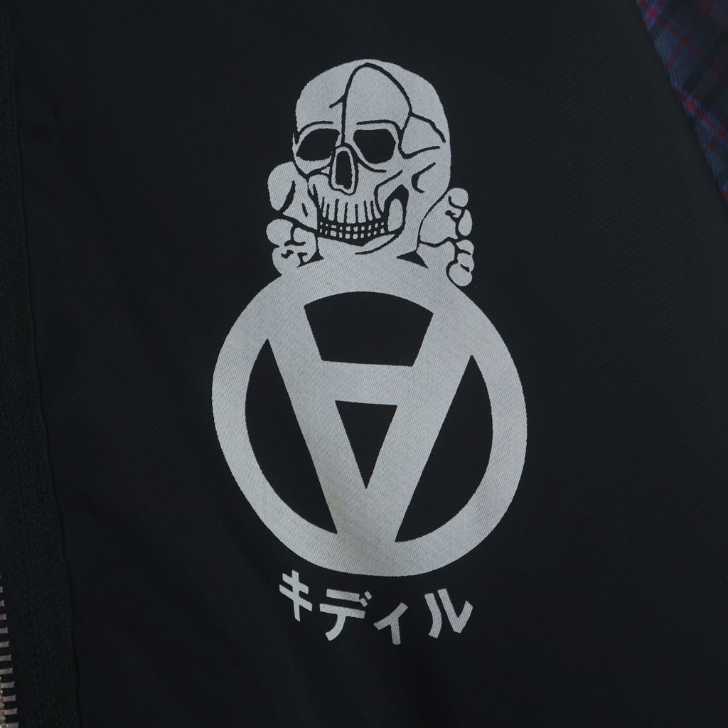 KIDILL (キディル) 19SS PATCH MA-1 ダブルチェック バックデザイン