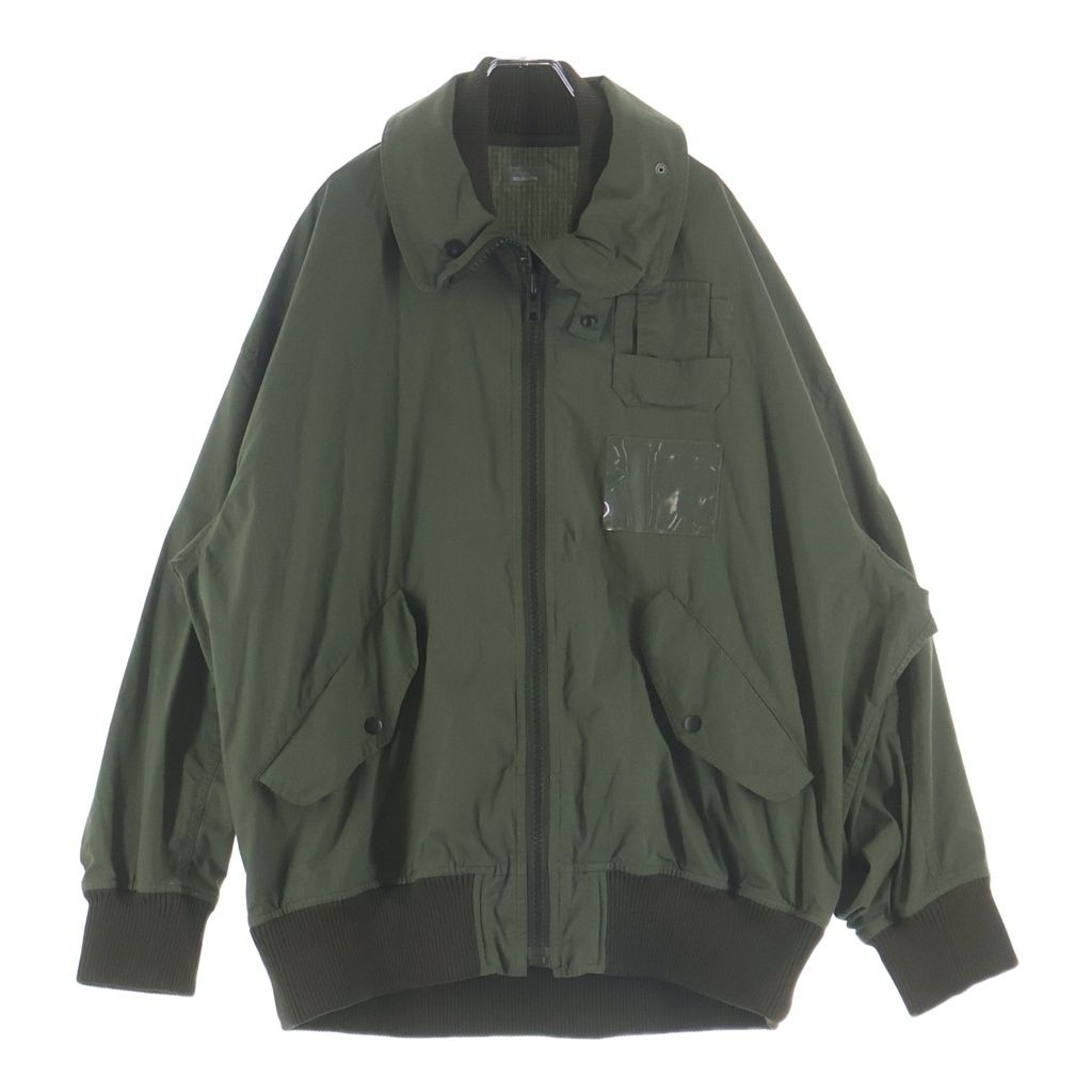 kolor BEACON (カラービーコン) 24SS RIPSTOP MILITARY BLOUSON JACKET リップストップ ミリタリー ブルゾン ジャケット カーキ 24SBM-G05142