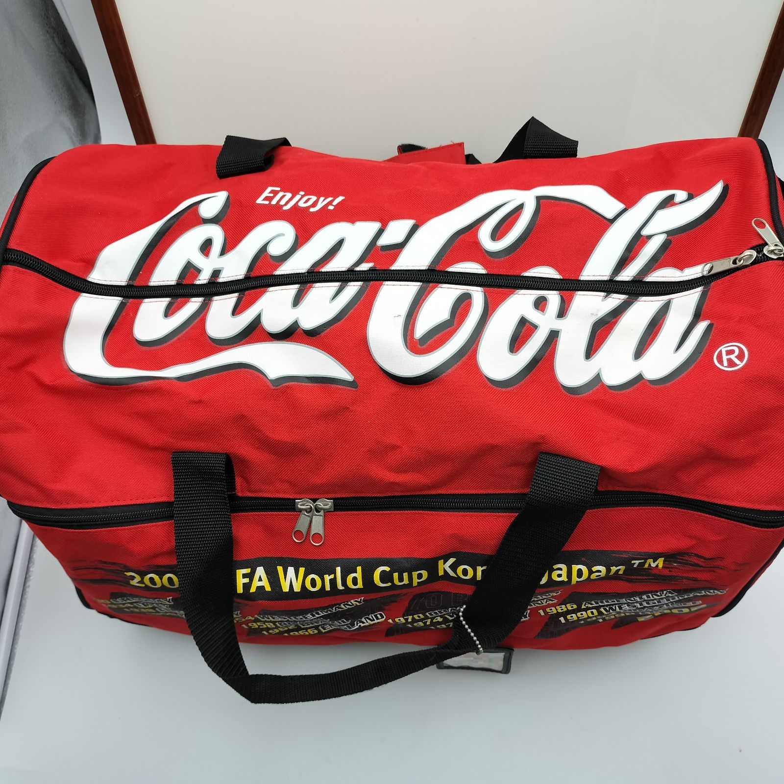 コカコーラ 2002W杯ボストンバッグ ＆ 未使用リュック 2点セット