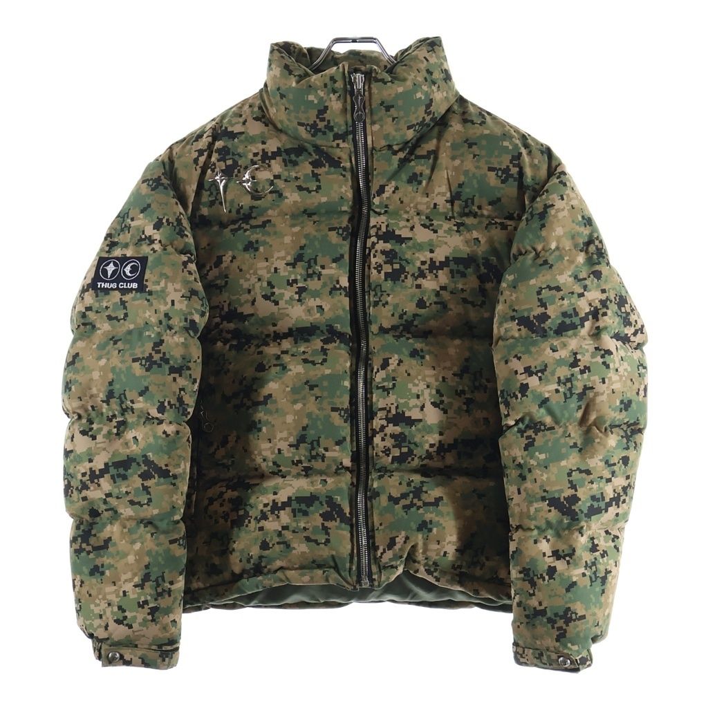 THUG CLUB (サグクラブ) 24AW Bio Soldier Super Heavy Puffer Jacket バイオ・ソルジャー・スーパー・ヘビー・パファー・ジャケット グリーン