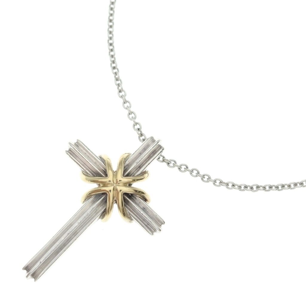 TIFFANY & Co. (ティファニー) シグネチャークロス ネックレス