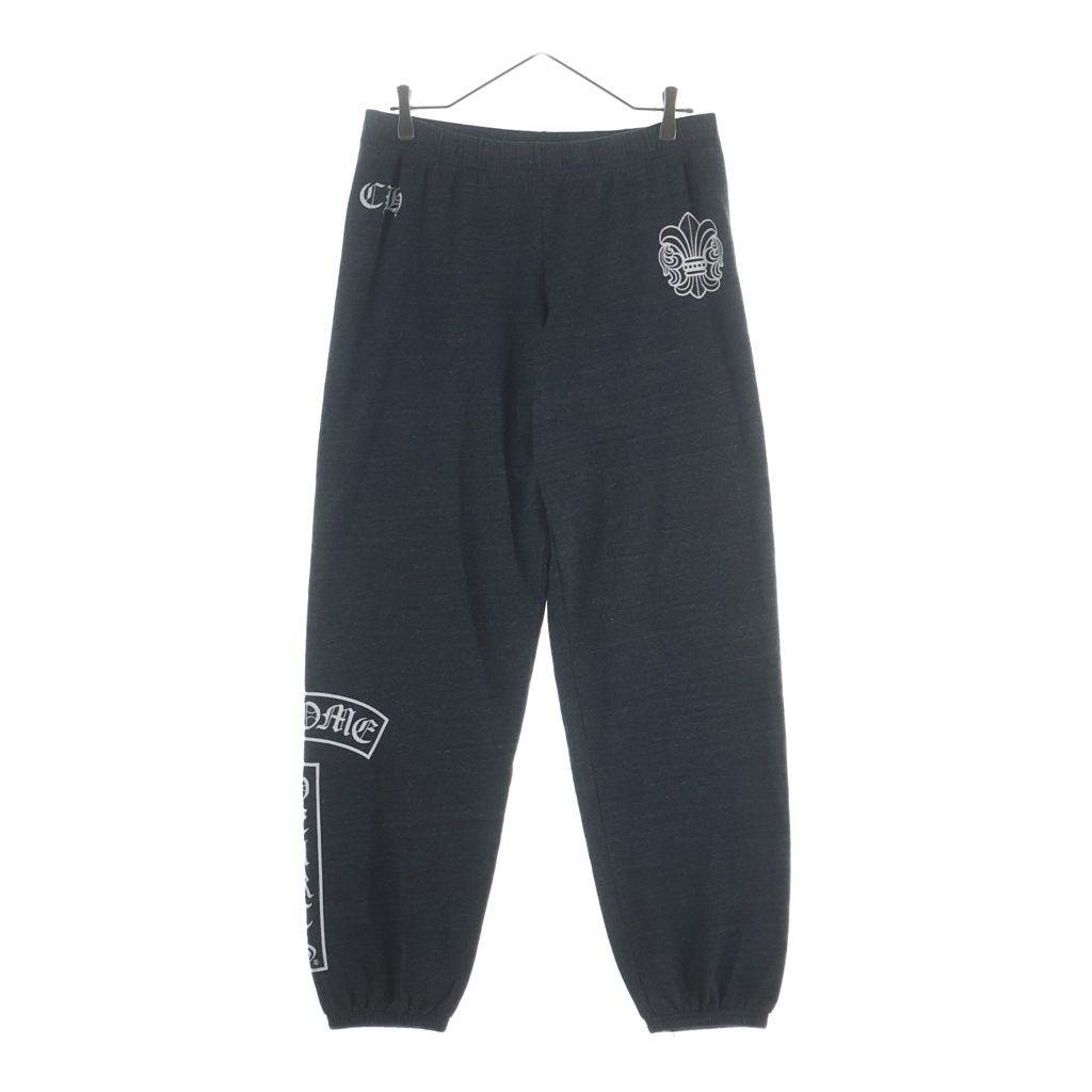 CHROME HEARTS クロムハーツ SWEAT PANTS BSフレア 裾TBARプリント スウェットロングパンツ CHROME HEARTS (クロムハーツ) SWEAT PANTS BSフレア 裾TBARプリント