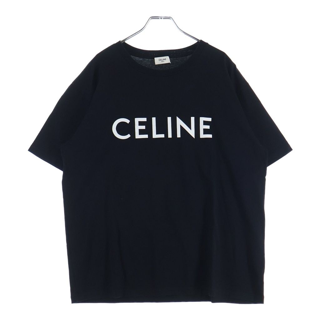 CELINE (セリーヌ) ■ルーズ Tシャツ 黒 コットン #L 2X681671Q