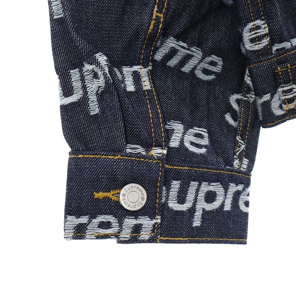 SUPREME (シュプリーム) 25AW JACQUARD LOGOS DENIM TRUCKER JACKET