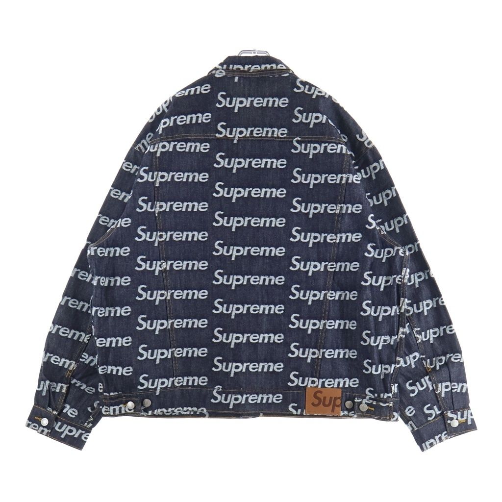 SUPREME (シュプリーム) 25AW JACQUARD LOGOS DENIM TRUCKER JACKET