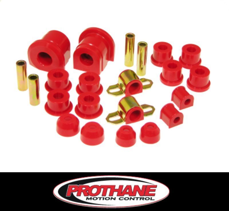 PROTHANE マツダ RX7 RX-7 FC 1.3L 1986~1991年 強化 ウレタン ブッシュ トータル キット 赤 レッド12-2001 アメリカ製 フロント リア スタビライザー コントロールアーム タイロッド ボールジョイント ダストブーツ