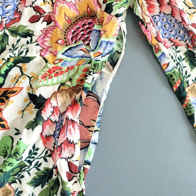 ETRO エトロ フラワープリントマキシシャツドレス マルチカラー 総柄