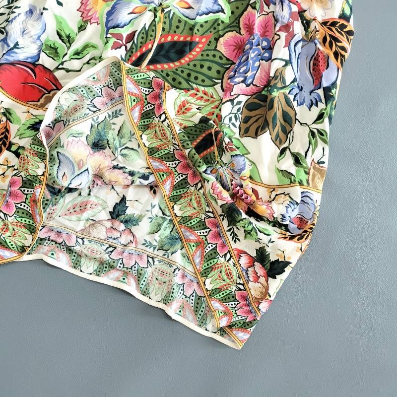 ETRO エトロ フラワープリントマキシシャツドレス マルチカラー 総柄