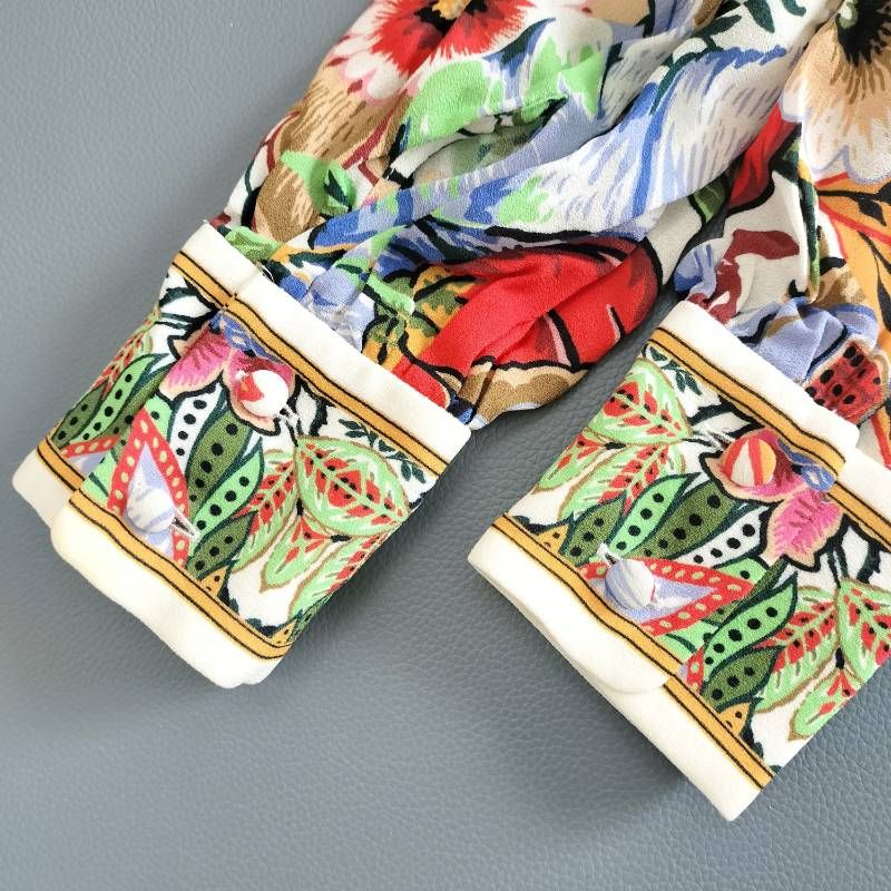 ETRO エトロ フラワープリントマキシシャツドレス マルチカラー 総柄