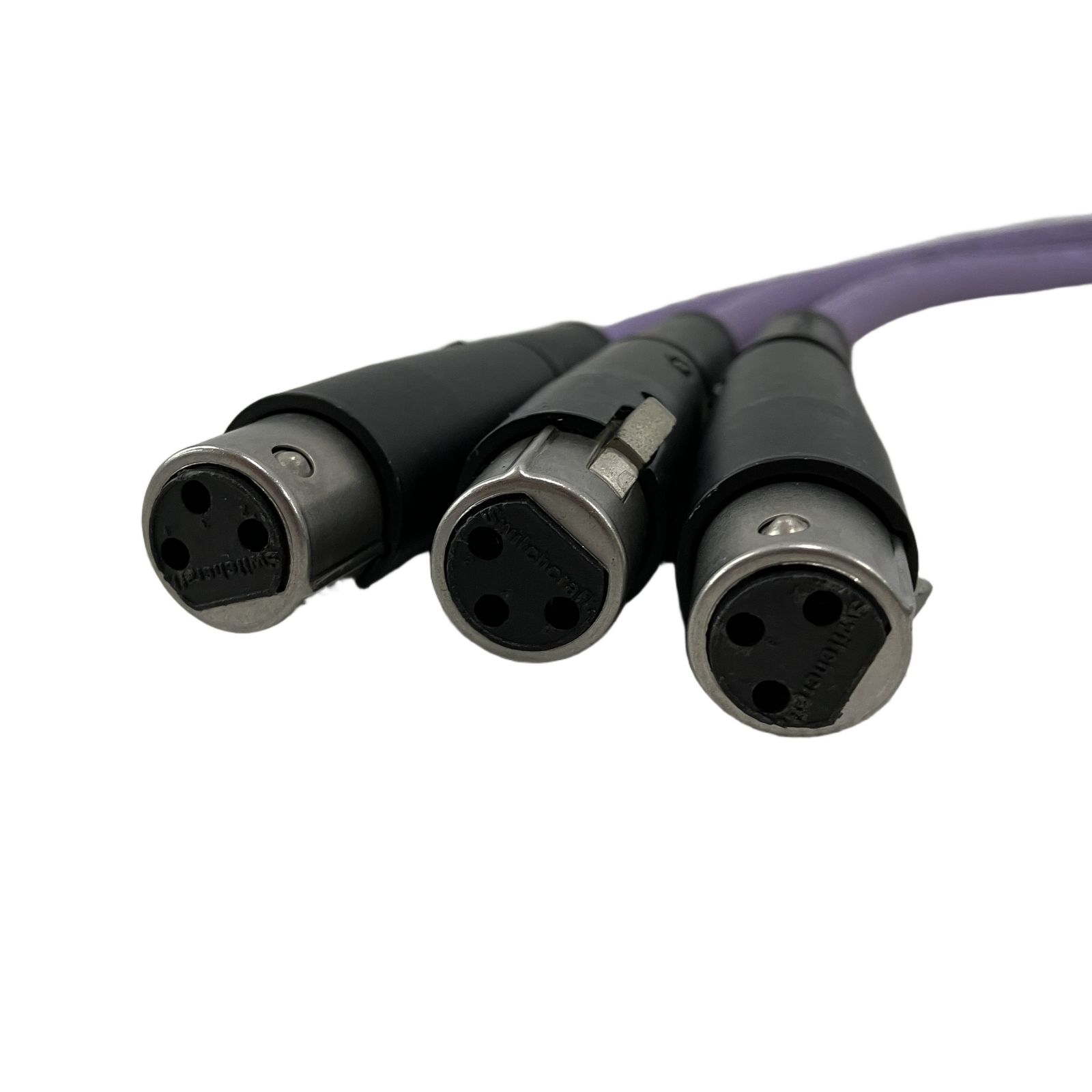 OYAIDE PA-02 XLRケーブル 0.5m 6点セット 音響 オーディオ 中古