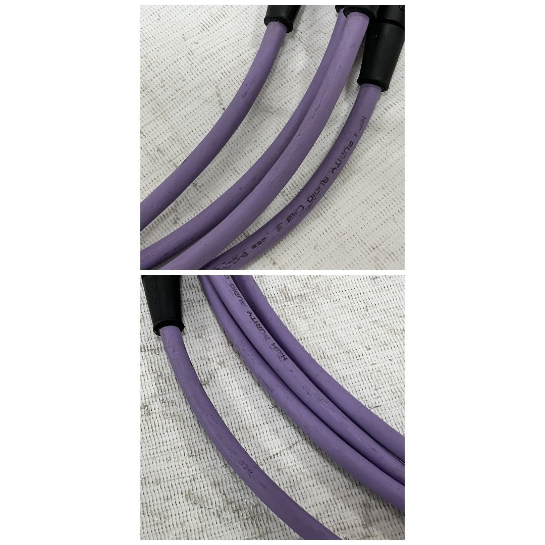 OYAIDE PA-02 XLRケーブル 0.5m 6点セット 音響 オーディオ 中古