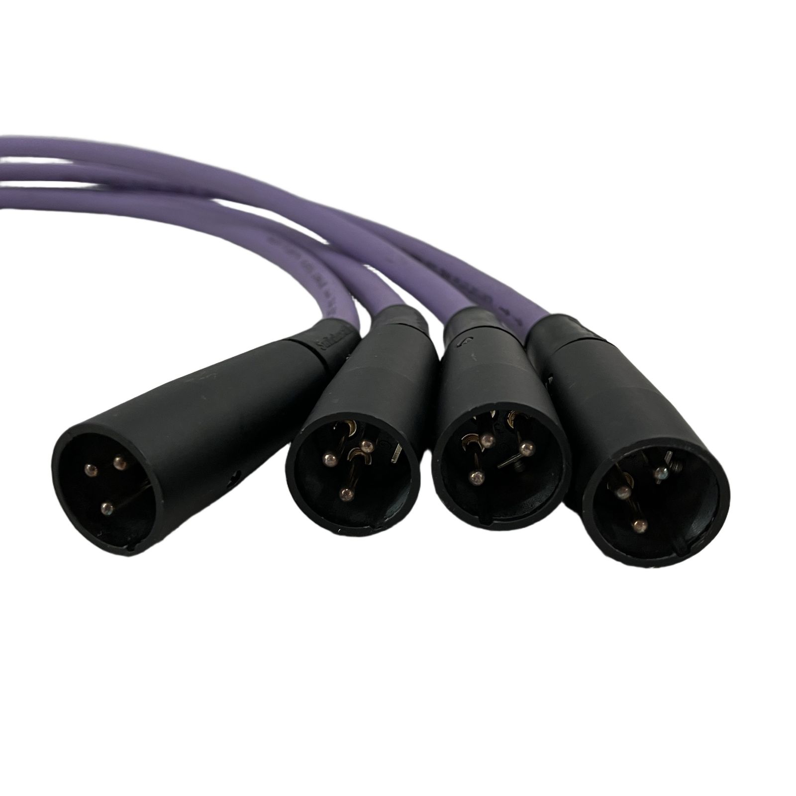 OYAIDE PA-02 XLRケーブル 0.5m 6点セット 音響 オーディオ 中古