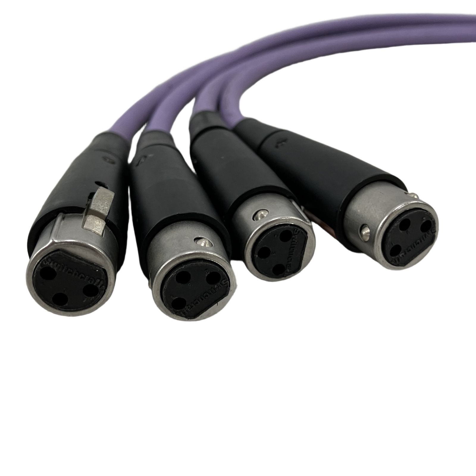 OYAIDE PA-02 XLRケーブル 0.5m 6点セット 音響 オーディオ 中古