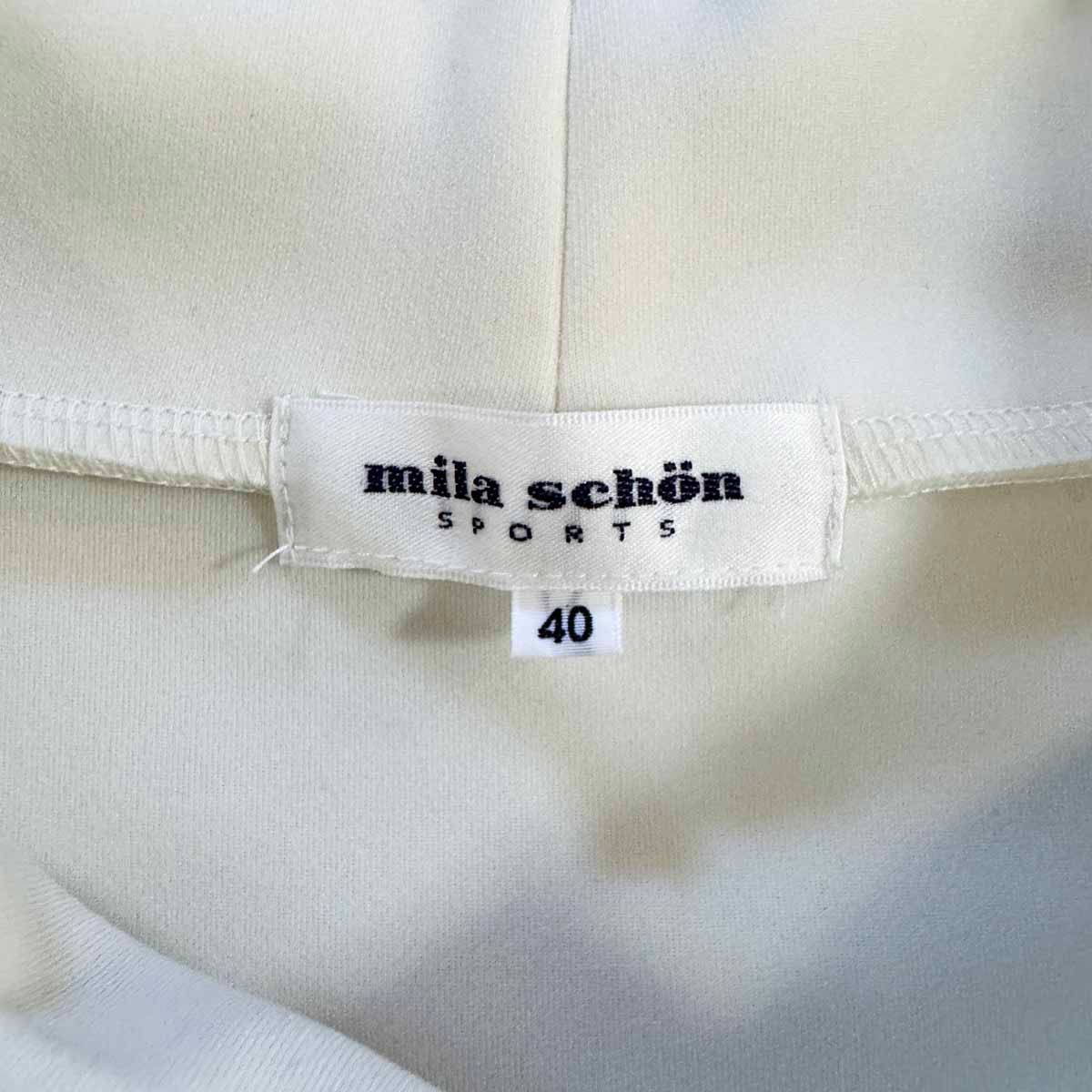 mila schon/ミラショーン○レディース 半袖ポロシャツ○ホワイト