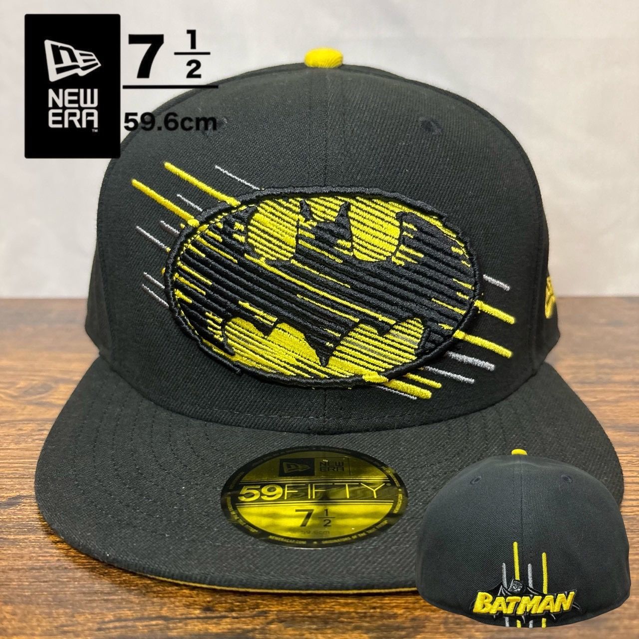 B21 ニューエラ 59fifty BATMAN バットマン アメコミ 2100