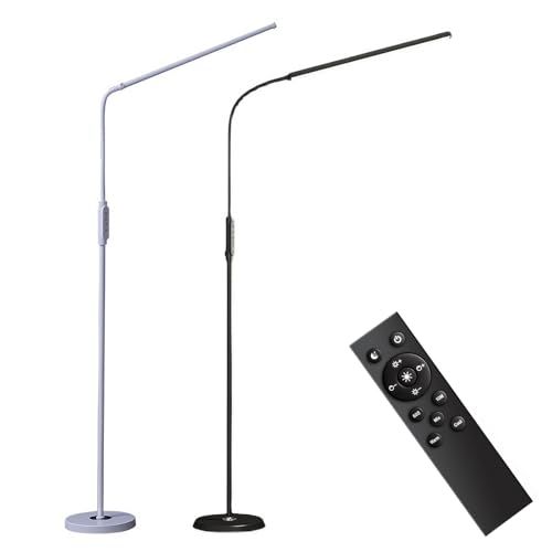 フロアライト led おしゃれ 調光 調色 スタンドライト フロアスタンド 北欧 led リモコン付き角度調節 自由自在 360度調整 床置き 置き型 間接照明 スリム 省スペース 省エネ 寝室 リビング ダイニング ホテルライク ベッドサイド フロ 国内発送