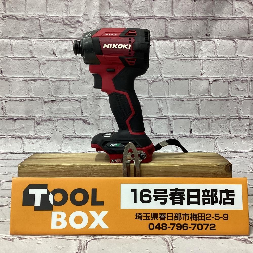 【中古】HiKOKI/ハイコーキ WH36DD(NNR) 36Vコードレスインパクトドライバ 【201】