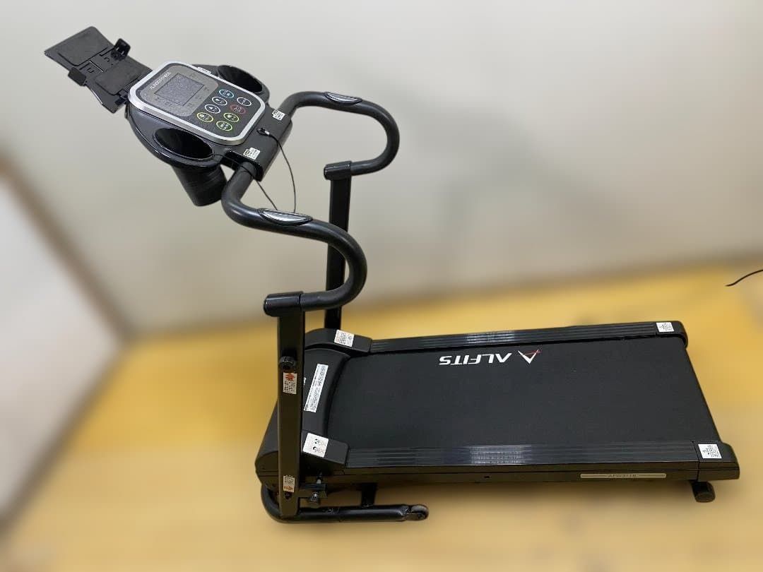 ALINCO ALFITS 電動ウォーカー 折畳み 動作確認済 260719-1 ALINCO FITNESS ALFITS プログラム電動ウォーカー ルームランナー