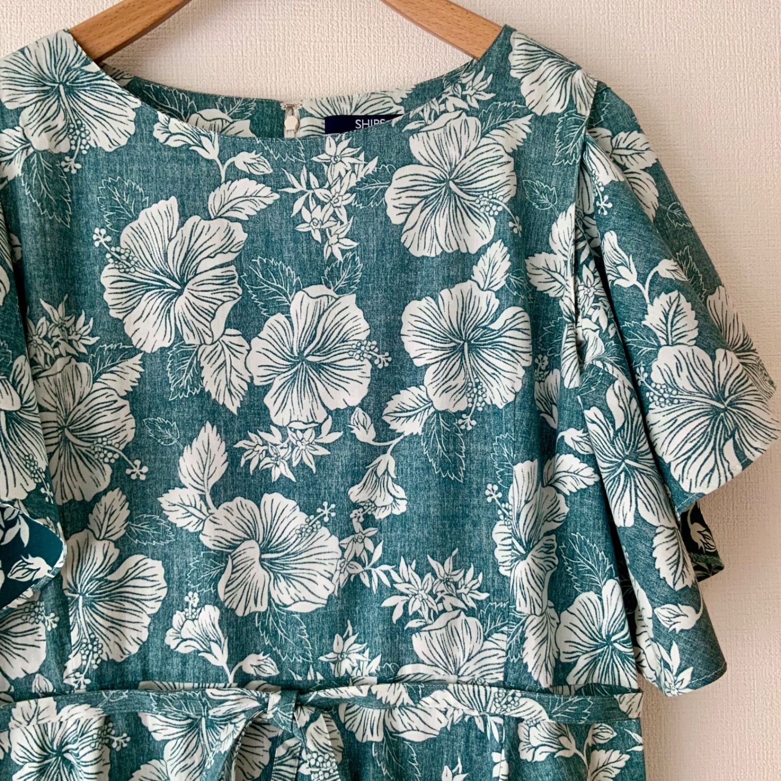 SHIPS シップス ワタベウェディング】ロングワンピース 2wayスリーブ