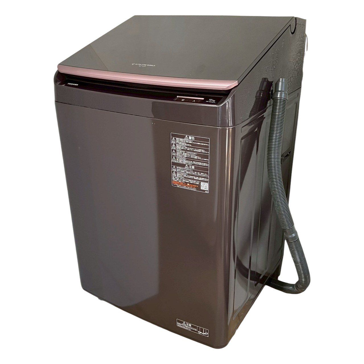 【関東一円送料無料】【関東一円送料無料】 東芝/TOSHIBA 洗濯機 縦型洗濯乾燥機 全自動洗濯機 AW-10VP3 洗濯容量10Kg 乾燥容量5Kg 2024年製 ボルドーブラウン/D4592