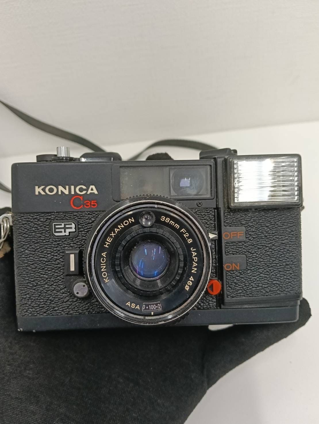 中古品】 KONICAコニカ C35 EF フィルムカメラ KONICA HEXANON 38mm F2