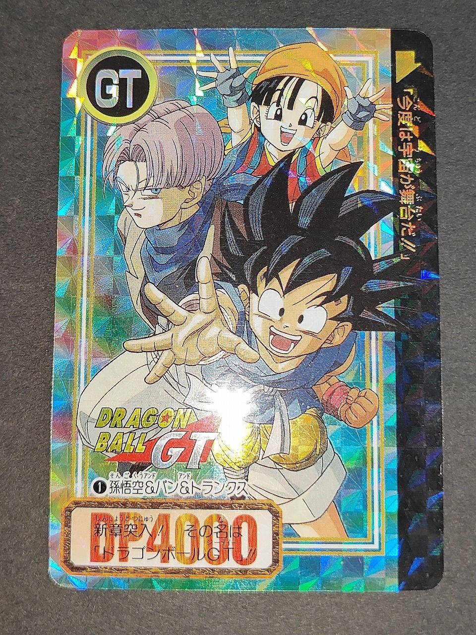 eb446 ドラゴンボールGT カードダス カード 孫悟空 パン トランクス