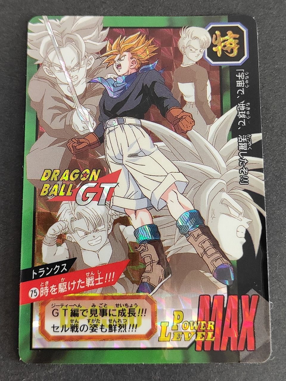 eb446 ドラゴンボールGT カードダス スーパーバトル カード トランクス