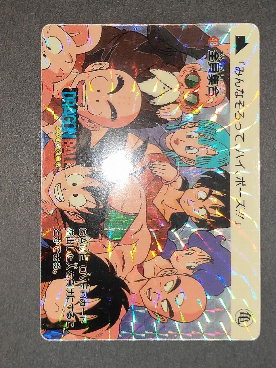 eb446 ドラゴンボール カードダス カード 1989 仲間たち集合 トレカ 48