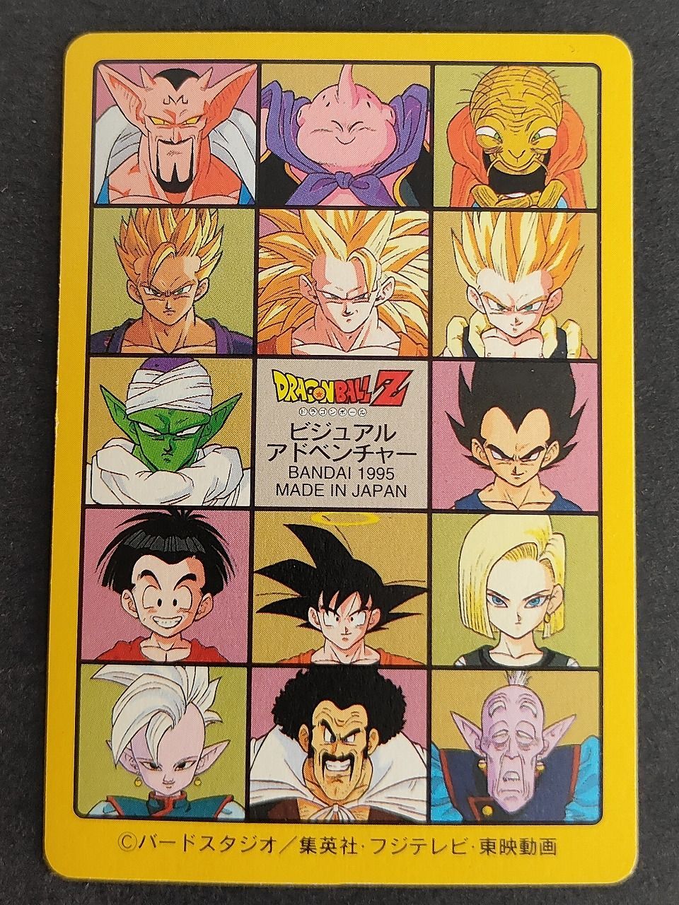 eb446 ドラゴンボールZ ビジュアルアドベンチャー カード 孫悟空と仲間