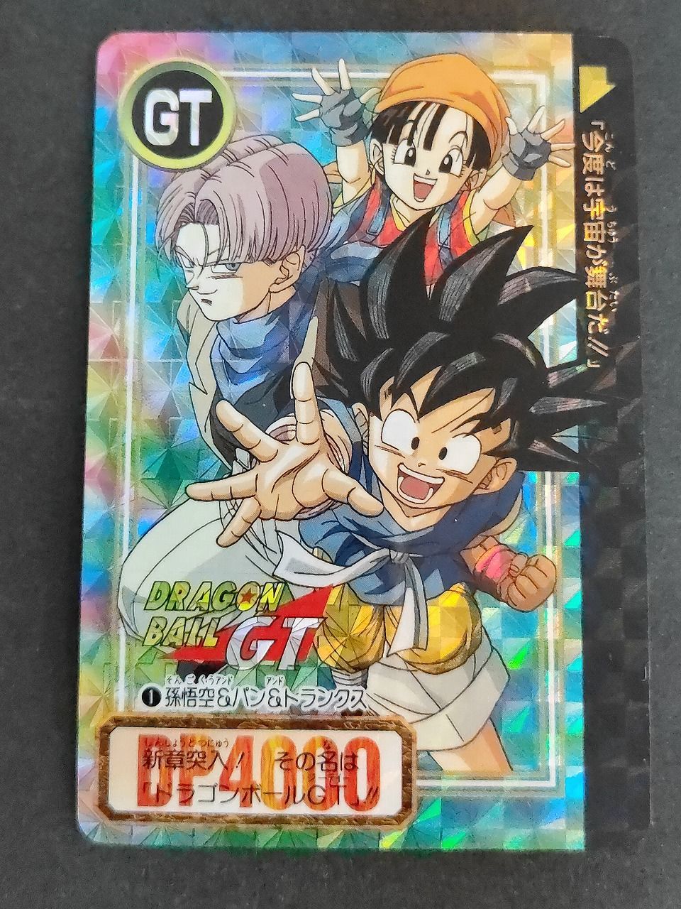 eb446 ドラゴンボールGT カードダス カード 孫悟空 パン トランクス