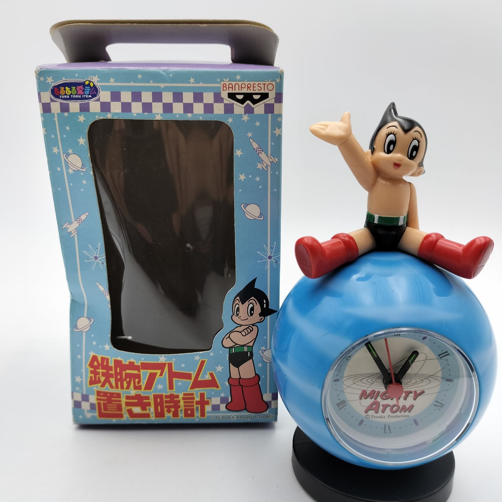未使用】鉄腕アトム 置き時計 1998年 動作確認済み 非売品 正規品 外箱