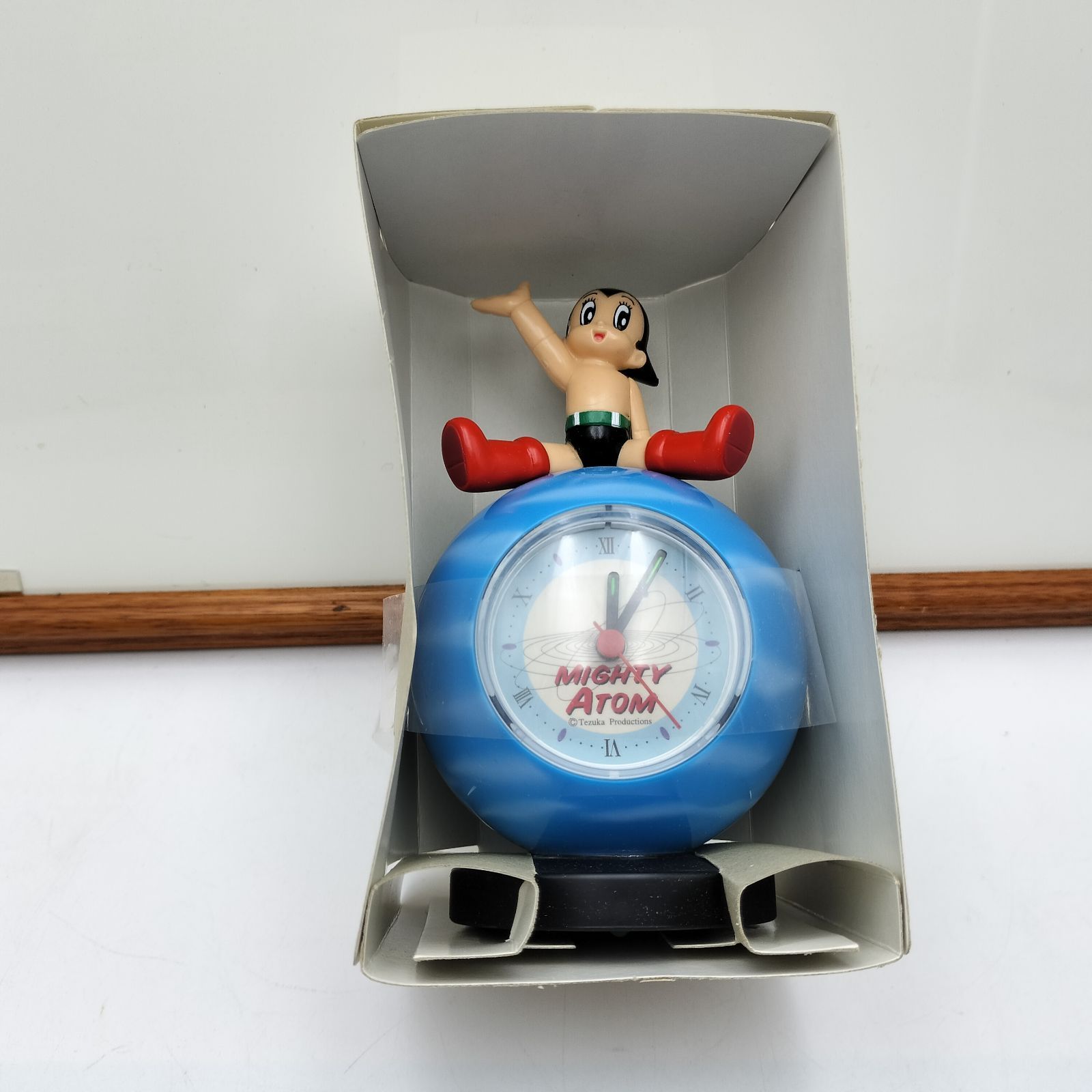 未使用】鉄腕アトム 置き時計 1998年 動作確認済み 非売品 正規品 外箱