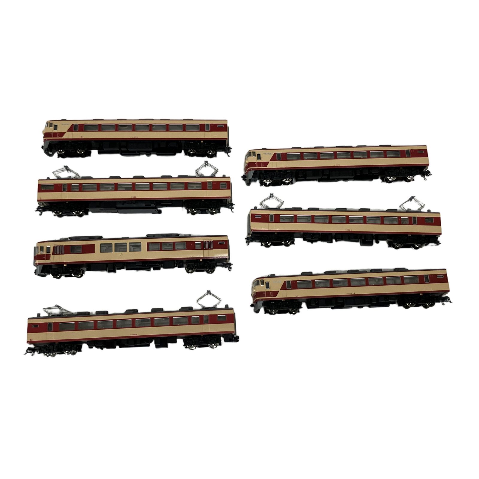 ブ*ー様 ジャンク品　鉄道模型 まとめ売り エンドウ KATO KATO カトー 10-456 157系 お召電車 5両 + 2両 セット Nゲージ 鉄道