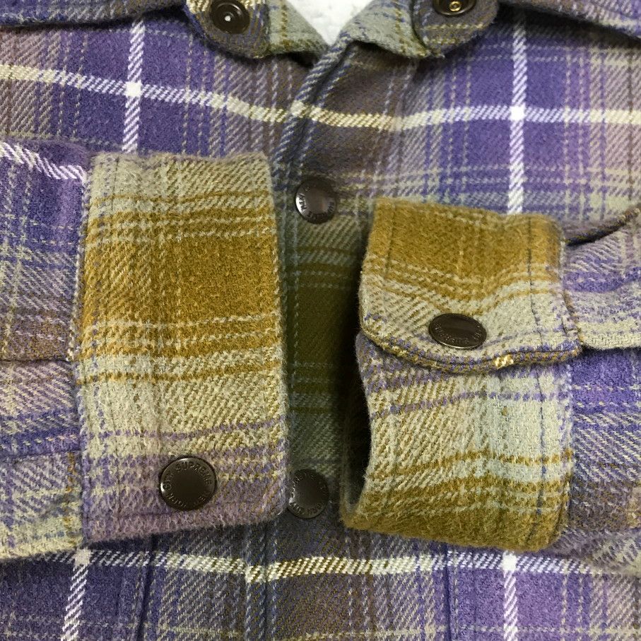 Supreme 22AW Faux Shearling Lined Flannel Shirt シュプリーム 長袖