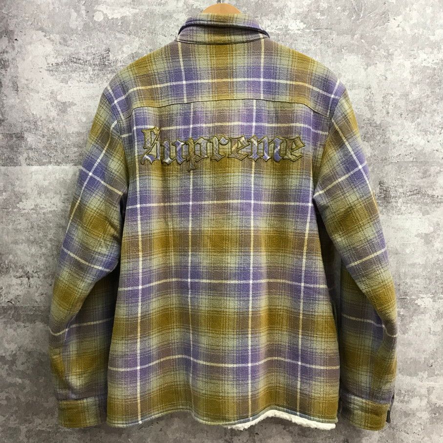 Supreme 22AW Faux Shearling Lined Flannel Shirt シュプリーム 長袖ネルシャツ【W0211-004】 Supreme 22AW Faux Shearling Lined Flannel Shirt シュプリーム 長袖