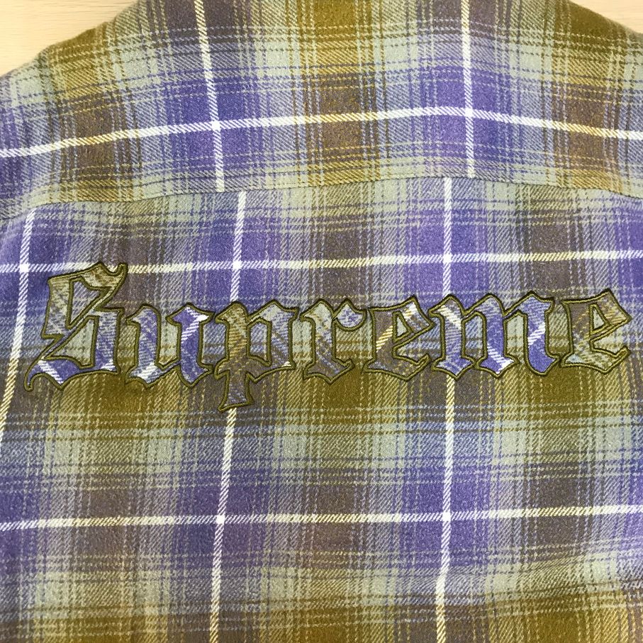 Supreme 22AW Faux Shearling Lined Flannel Shirt シュプリーム 長袖