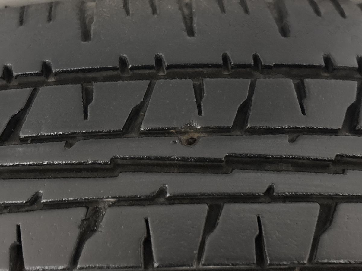 バリ溝】スチールホイール 13in 5J +45 PCD100 ダンロップ エナセーブ 