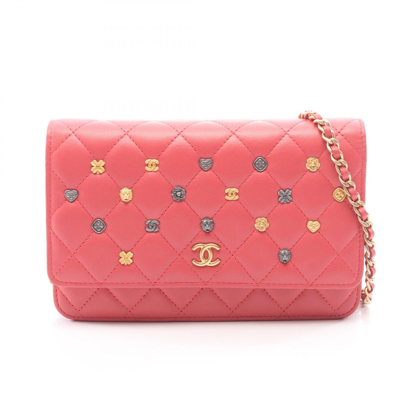CHANEL シャネル マトラッセ アイコンチャーム ショルダーバッグ