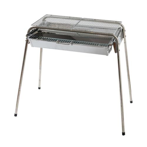 コーナンオリジナル SOUTHERNPORT 足し炭が簡単なステンレスBBQコンロ SP23-1958pms