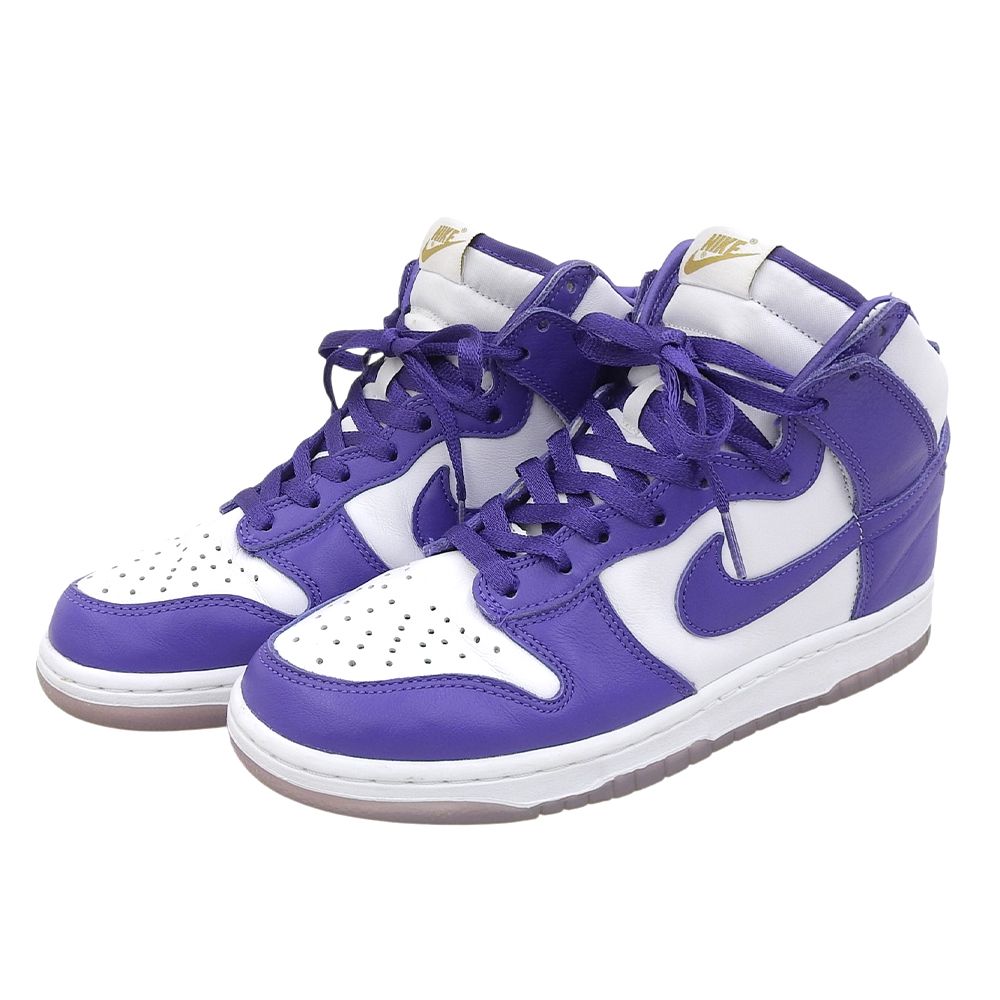 NIKE　ナイキ　ダンク ハイ スペシャル スニーカー シューズ メンズ ホワイト×パープル 25.5cm DC5382-100　8.5(US)